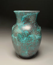 Load image into Gallery viewer, Dogwood Vase in Mottled Chinese Blue, 8.5&quot;h (Ben Owen III)

