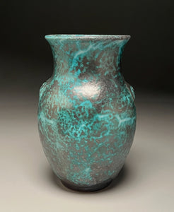 Dogwood Vase in Mottled Chinese Blue, 8.5"h (Ben Owen III)