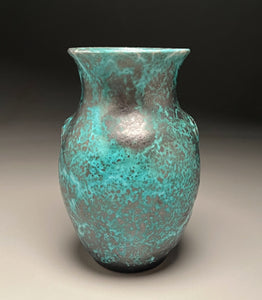 Dogwood Vase in Mottled Chinese Blue, 8.5"h (Ben Owen III)