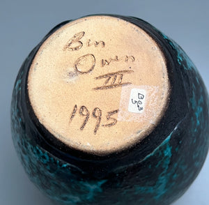 Dogwood Vase in Mottled Chinese Blue, 8.5"h (Ben Owen III)