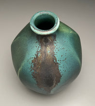 Load image into Gallery viewer, Faceted Bottle in Patina Green, 9.5&quot;h (Ben Owen III)
