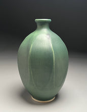 Load image into Gallery viewer, Faceted Bottle in Patina Green, 9.5&quot;h (Ben Owen III)
