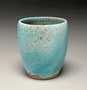 Juice Cup in Chinese Blue, 3.5"h. (Ben Owen Sr.)