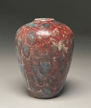 Load image into Gallery viewer, Egg Vase in Mottled Copper Red, 5.25&quot;dia. (Ben Owen III)

