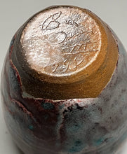 Load image into Gallery viewer, Egg Vase in Mottled Copper Red, 5.25&quot;dia. (Ben Owen III)
