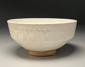 Square-Shouldered Bowl in Dogwood White, 12"dia. (Ben Owen III)