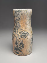 Load image into Gallery viewer, Flower Vase with leaf designs , 10.25&quot;h (Elizabeth McAdams)
