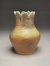 Load image into Gallery viewer, Scalloped Rim Flower Vase in Natural Ash , 8.5&quot;h (Elizabeth McAdams)
