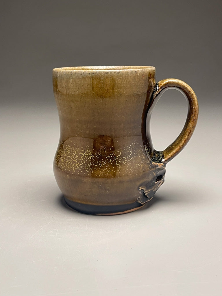 13 oz. Mug #2 in Amber Celadon, 4.5