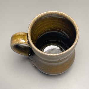 13 oz. Mug #2 in Amber Celadon, 4.5"h (Elizabeth McAdams)