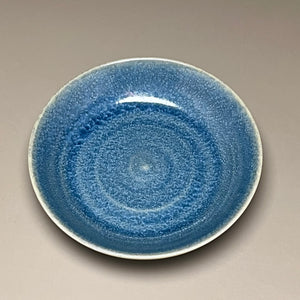 Small Dish in Turquoise Crystalline, 5"dia (Juliana Owen)