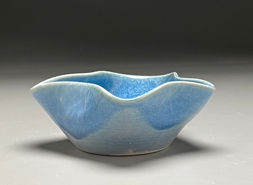 Altered Dish in Turquoise Crystalline, 5
