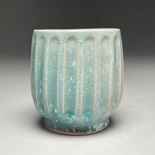 Load image into Gallery viewer, Carved Cup #2 in Patina Green, 3.75&quot;h (Tableware Collection)

