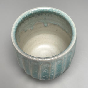 Carved Cup #2 in Patina Green, 3.75"h (Tableware Collection)