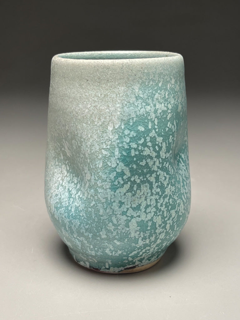 Dimpled Cup #1 in Patina Green, 5