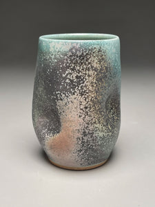 Dimpled Cup #2 in Patina Green, 5"h (Tableware Collection)
