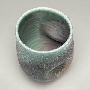 Dimpled Cup #2 in Patina Green, 5"h (Tableware Collection)