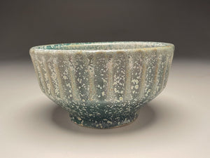 Carved Serving Bowl in Patina Green, 6.25"dia. (Ben Owen III)