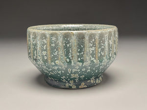 Carved Bowl #1 in Patina Green, 4.25"dia. (Tableware Collection)