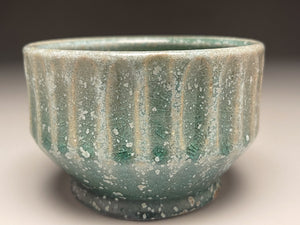Carved Bowl #2 in Patina Green, 4.25"dia. (Tableware Collection)