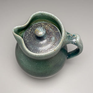 Lidded Pitcher #1 in Patina Green Glaze, 6"h (Tableware Collection)