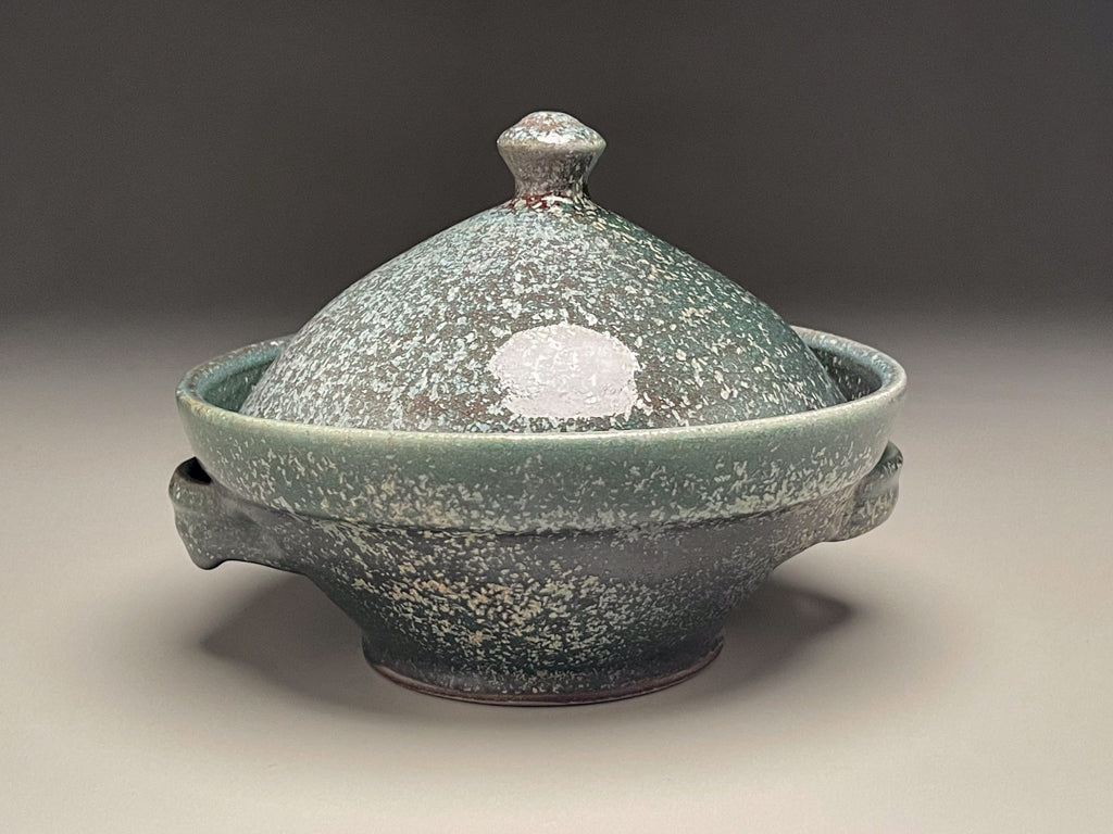 Soup Tureen with Lid in Patina Green, 8.25