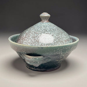 Soup Tureen with Lid in Patina Green, 8.25"dia. (Tableware Collection)