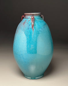 Edo Jar in Chinese Blue, 12"h (Ben Owen III)