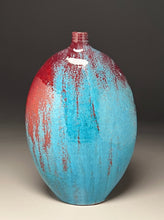 Load image into Gallery viewer, Altered Bottle in Chinese Blue, 13&quot;h (Ben Owen III)

