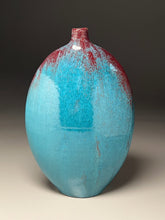 Load image into Gallery viewer, Altered Bottle in Chinese Blue, 13&quot;h (Ben Owen III)
