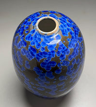 Load image into Gallery viewer, Egg Vase in Cobalt Crystalline, 12.25&quot;h (Ben Owen III)
