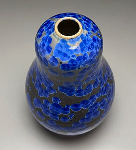 Gourd Vase in Cobalt Crystalline, 9.5"h (Ben Owen III)