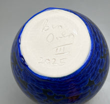 Load image into Gallery viewer, Gourd Vase in Cobalt Crystalline, 9.5&quot;h (Ben Owen III)

