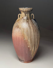 Load image into Gallery viewer, Combed Two-Handled Vase in Multi-Layer Glazes, 13.25&quot;h (Ben Owen III)
