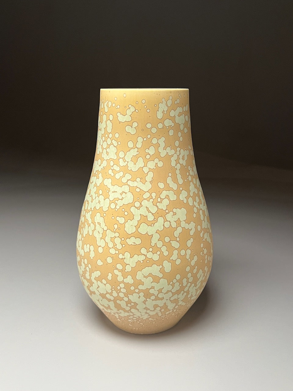 Gourd Flower Vase in Stardust Green, 9.5