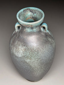 Two-Handled Vase in Patina Green, 12"h (Ben Owen III)