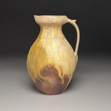 Load image into Gallery viewer, Combed Pitcher in Yellow Matte and Ash Glazes, 11&quot;h (Ben Owen III)
