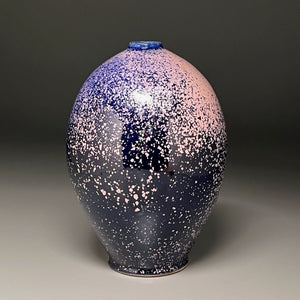 Egg Vase in Nebular Purple, 10.75"h (Ben Owen III)