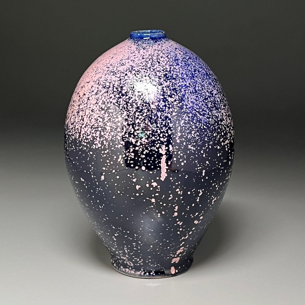 Egg Vase in Nebular Purple, 10.75