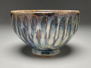 Carved Bowl #2 in Cloud Blue, 6.5"dia. (Tableware Collection)