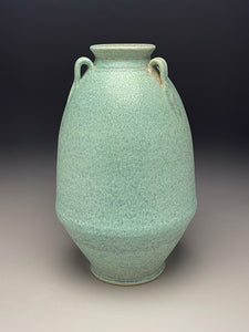 Edo Jar in Turquoise Matte, 11.5"h (Ben Owen III)