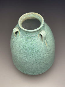 Edo Jar in Turquoise Matte, 11.5"h (Ben Owen III)