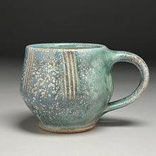 Load image into Gallery viewer, Combed Mug in Patina Green, 3.5&quot;h (Ben Owen III)
