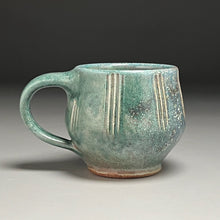 Load image into Gallery viewer, Combed Mug in Patina Green, 3.5&quot;h (Ben Owen III)
