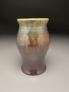 Flower Vase in Green, 6.75"h. (Elizabeth McAdams)
