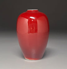 Load image into Gallery viewer, Egg Vase in Cabernet, 5.75"h (Ben Owen lll)
