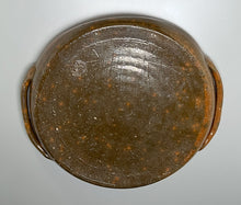 Load image into Gallery viewer, Bread Tray in Speckled Orange and Green, 13&quot;dia. (Ben Owen Sr.)
