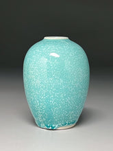 Load image into Gallery viewer, Egg Vase #2 in Blue Frost Microcrystalline, 5"h (Ben Owen III)
