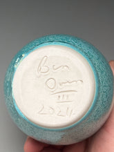 Load image into Gallery viewer, Egg Vase #2 in Blue Frost Microcrystalline, 5"h (Ben Owen III)
