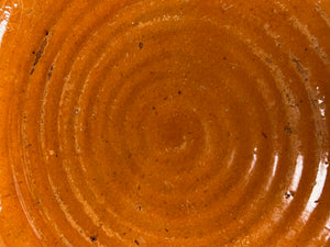 Bread Tray in Orange, 15.25"dia. (Ben Owen Sr.)